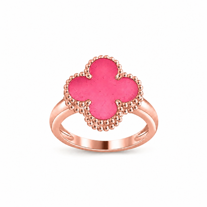 [Clover Jewelry]NEW CLOVER PINK ENAMEL RINGS