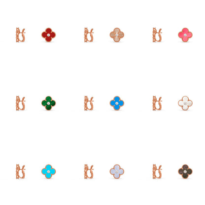 [Clover Jewelry] CLOVER 15MM MOP DIAMOND EARRINGS COLLECTION
