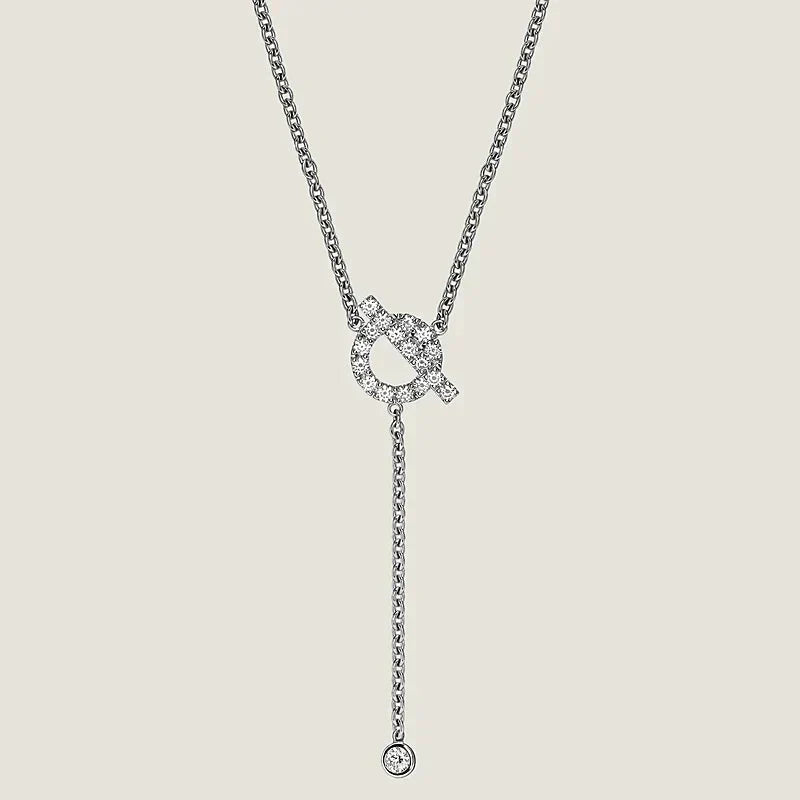 [Clover Jewelry]FINESSE SILVER DIAMOND NECKLACE