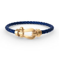 [Clover Jewelry]Force Horseshoe & Clover 5 Motifs Bracelet Stack Set