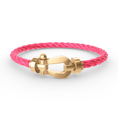 [Clover Jewelry]FORCE LARGE HORSESHOE NO DIAMOND BRACELET GOLD