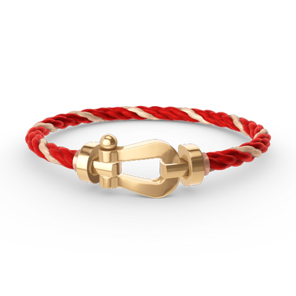 [Clover Jewelry]FORCE LARGE HORSESHOE NO DIAMOND BRACELET GOLD