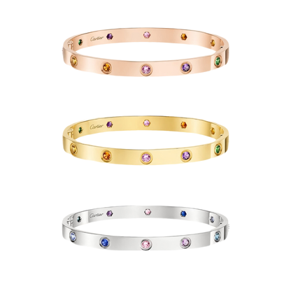 [Clover Jewelry] 2026 RAINBOW LOVE BRACELET 6.1MM  10 DIAMONDS