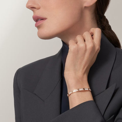 [Clover Jewelry]LOVE BRACELET 4.8MM DIAMOND-PAVED