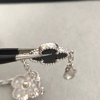 [Clover Jewelry] CLOVER 5 MOTIF ONYXS BRACELET COLLECTION