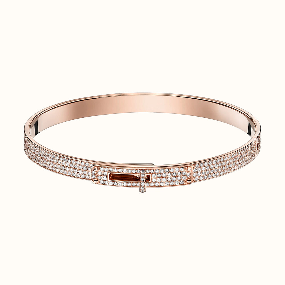 [Clover Jewelry]KELLY BRACELET DIAMOND PAVED