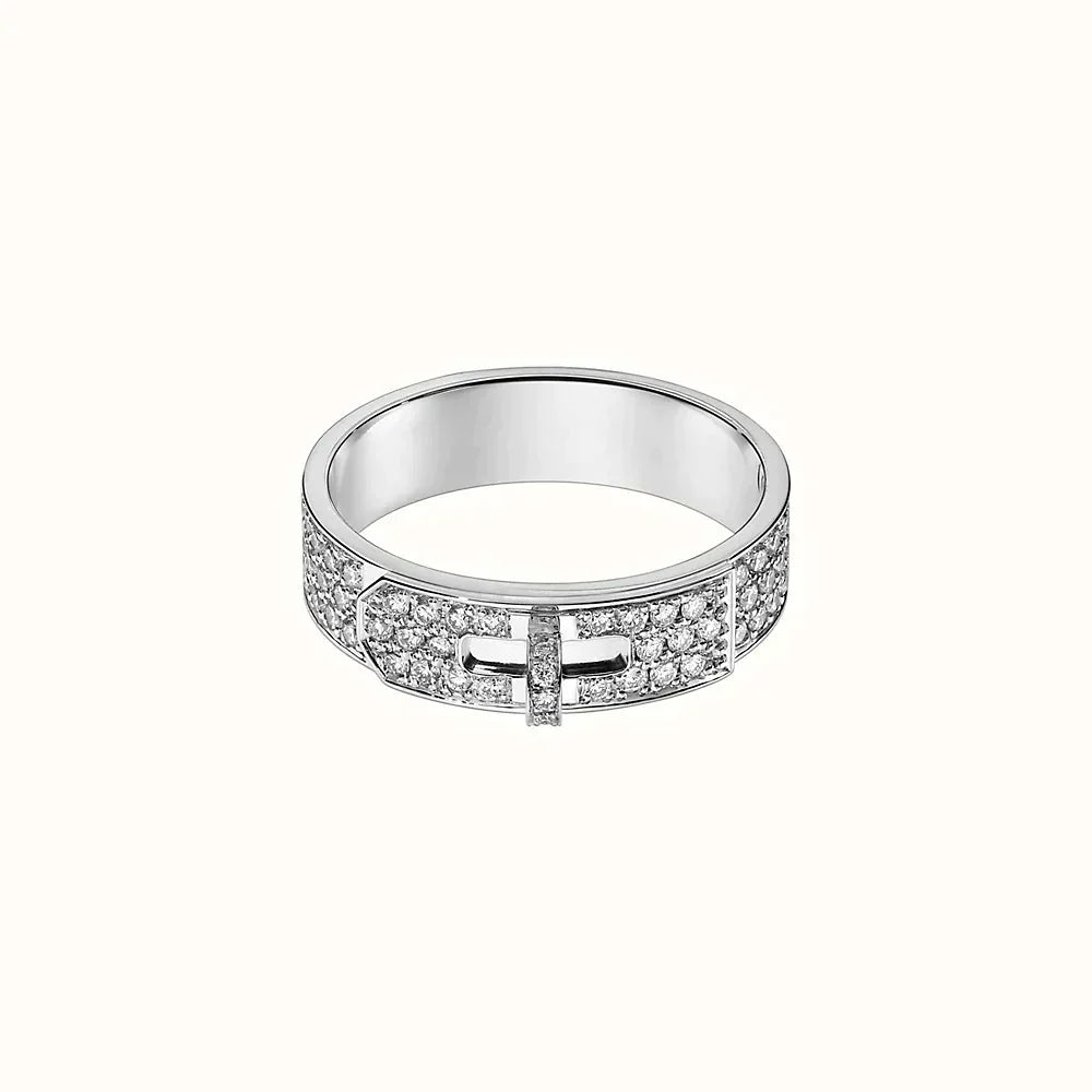 [Clover Jewelry]KELLY SILVER DIAMOND RING