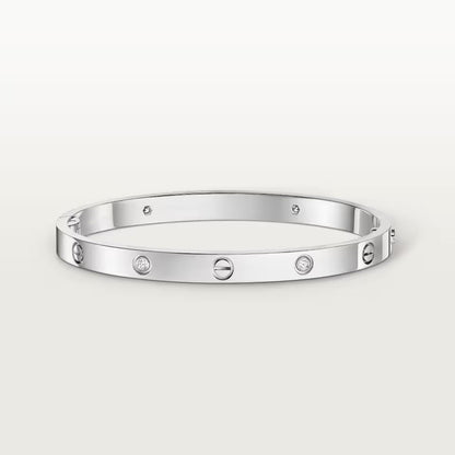 [Clover Jewelry]LOVE BRACELET 4.8MM 4 DIAMONDS