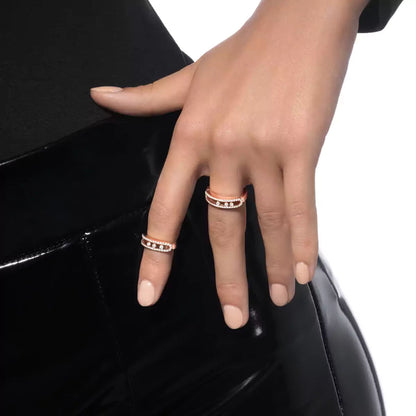 [Clover Jewelry] Baby Move Gold Diamond Pave_ Ring