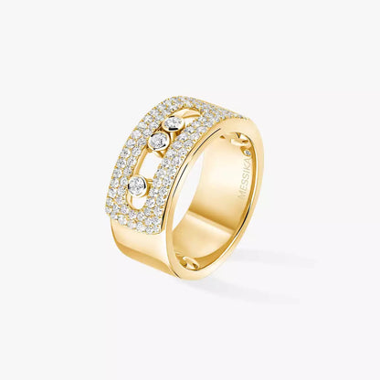 [Clover Jewelry] Move Noa Diamond Pave_ Ring