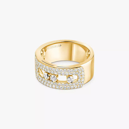 [Clover Jewelry] Move Noa Diamond Pave_ Ring