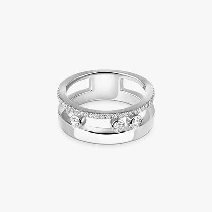 [Clover Jewelry]Move Romane Diamond Ring
