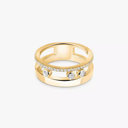 [Clover Jewelry]Move Romane Diamond Ring