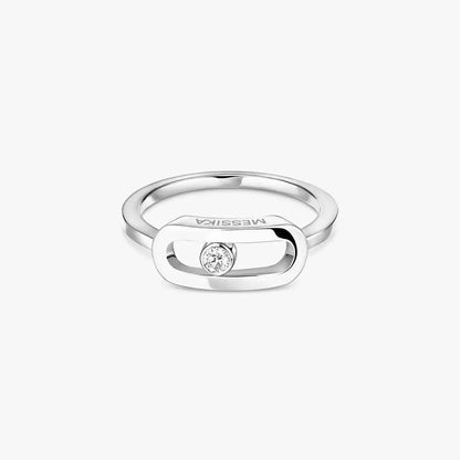 [Clover Jewelry]Move Uno Diamond Ring in Gold