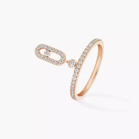 [Clover Jewelry]Move Uno Diamond Ring
