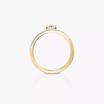 [Clover Jewelry]Move Uno Diamond Ring