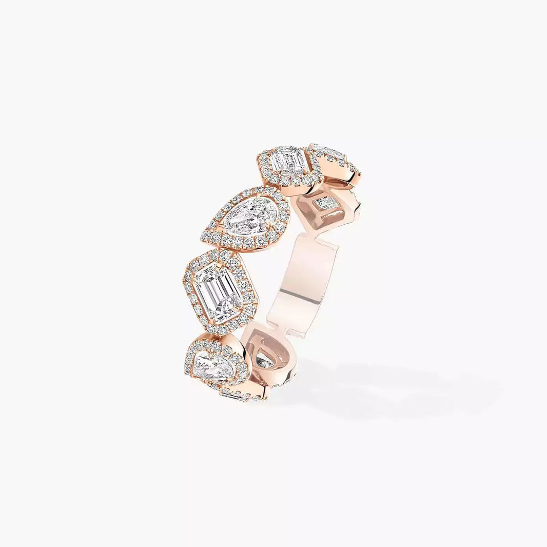 [Clover Jewelry]Diamond Wedding Ring My Twin