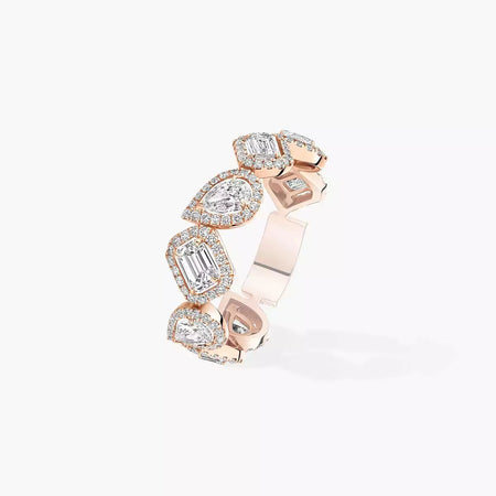 [Clover Jewelry]Diamond Wedding Ring My Twin