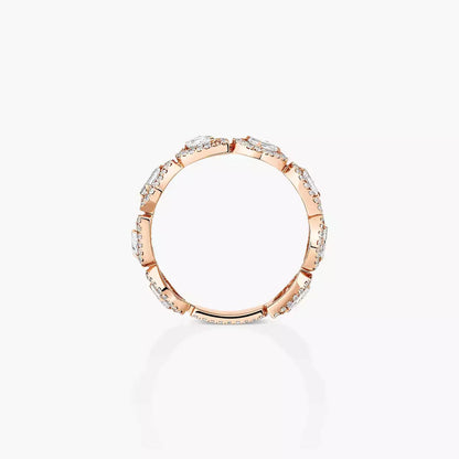 [Clover Jewelry]Diamond Wedding Ring My Twin