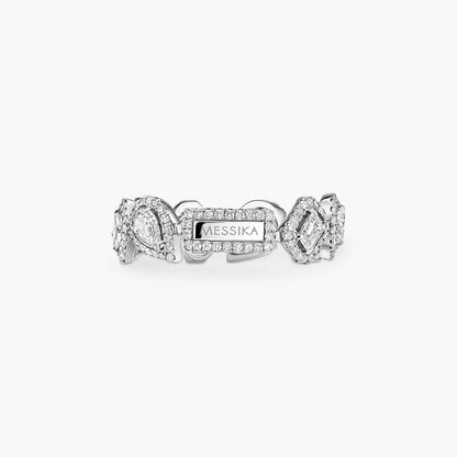 [Clover Jewelry]Diamond Wedding Ring My Twin