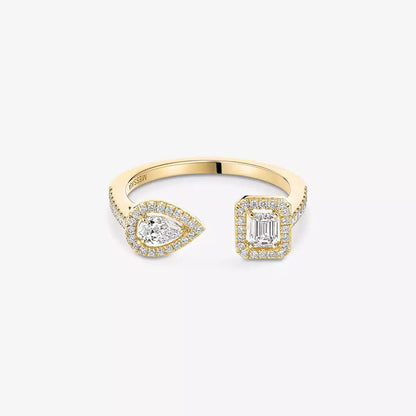 [Clover Jewelry]My Twin Toi Gold Diamond Ring