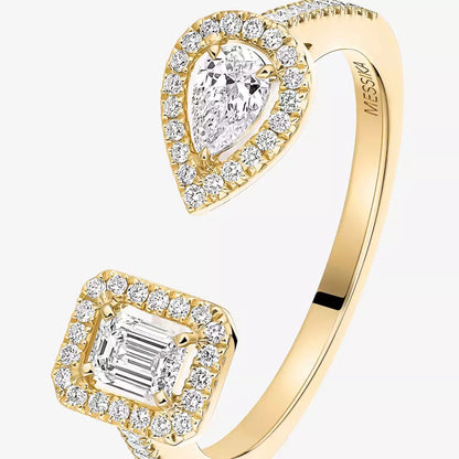 [Clover Jewelry]My Twin Toi Gold Diamond Ring