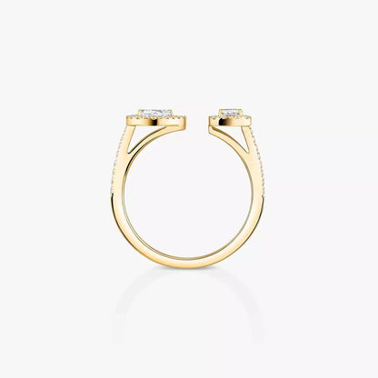 [Clover Jewelry]My Twin Toi Gold Diamond Ring