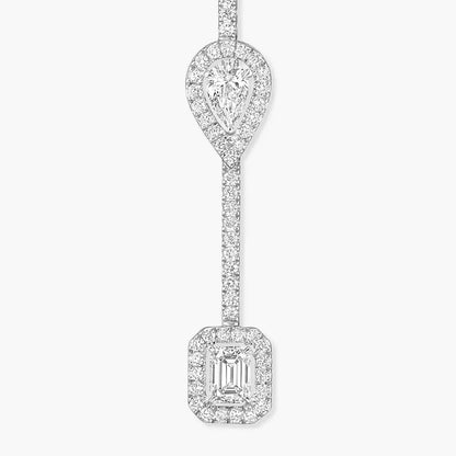 [Clover Jewelry]Diamond Drop Earrings My Twin