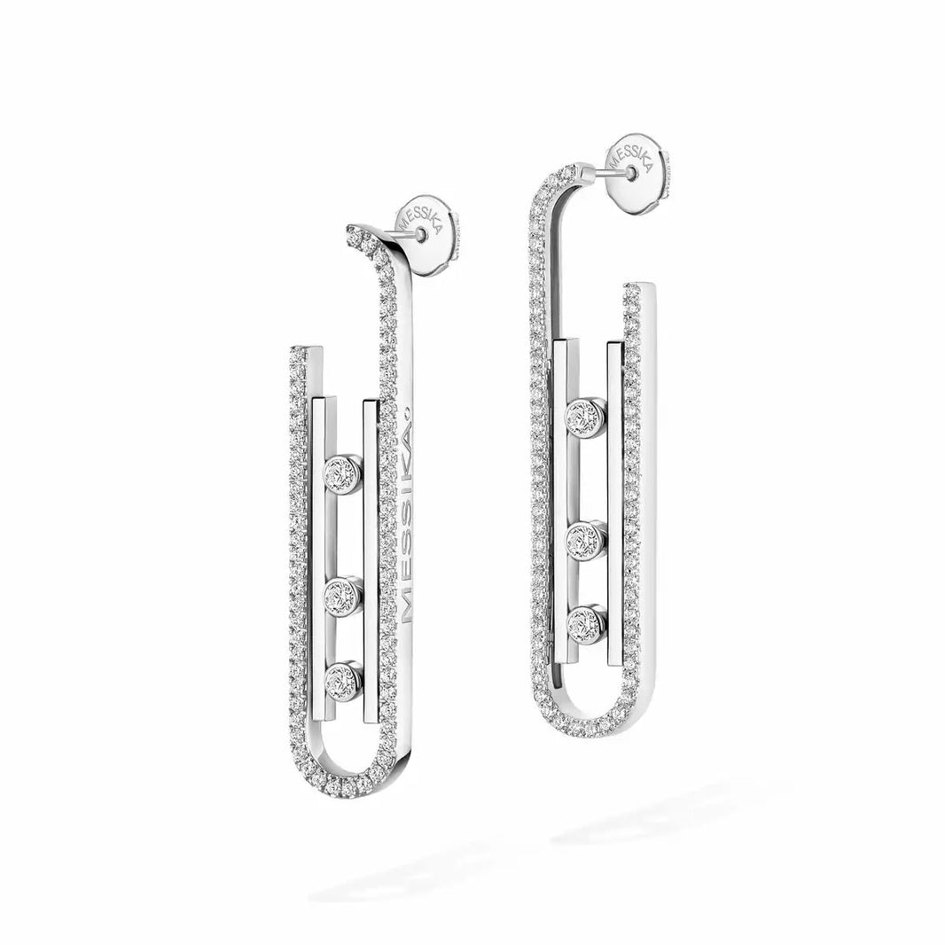 [Clover Jewelry]Diamond Pendant Earrings Move 10Th