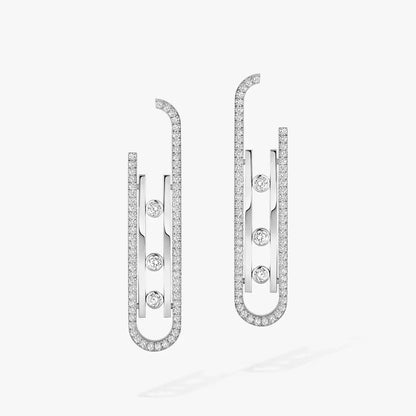 [Clover Jewelry]Diamond Pendant Earrings Move 10Th