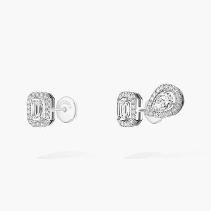 [Clover Jewelry]Diamond Earrings 0,10ct My Twin 1+2