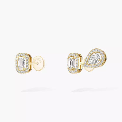 [Clover Jewelry]Diamond Earrings 0,10ct My Twin 1+2