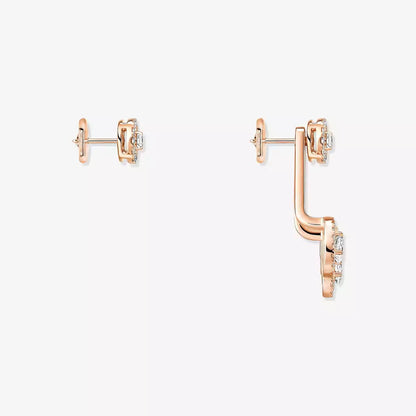 [Clover Jewelry] My Twin Trio  Diamond Earrings