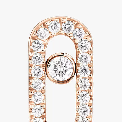 [Clover Jewelry]Move Uno Diamond Earrings
