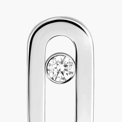 [Clover Jewelry]Move Uno Diamond Stud Earrings