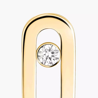 [Clover Jewelry]Move Uno Diamond Stud Earrings