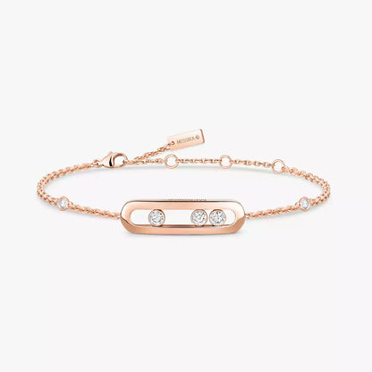 [Clover Jewelry]Baby Move Diamond Bracelet