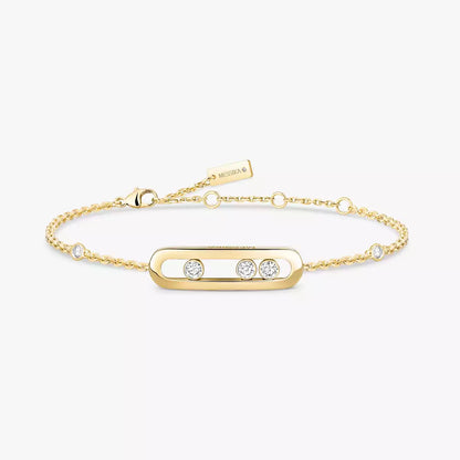 [Clover Jewelry]Baby Move Diamond Bracelet