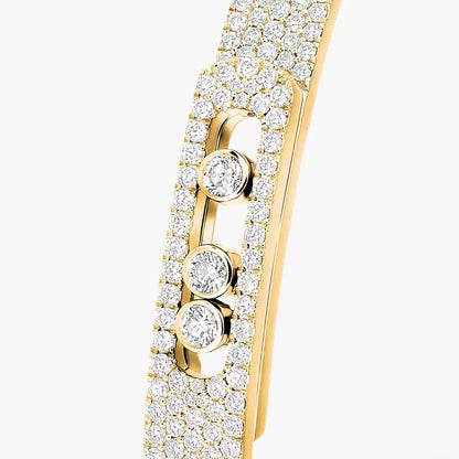 [Clover Jewelry]Move Noa Full Pavé Diamond Bangle Bracelet