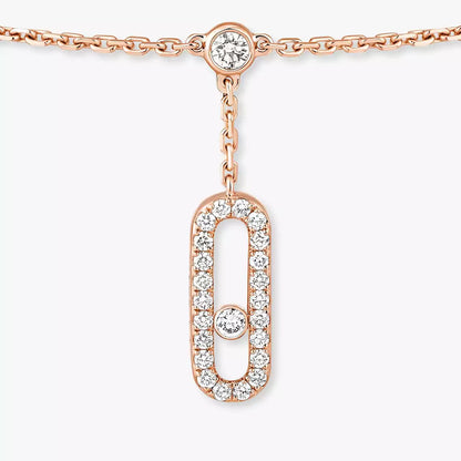 [Clover Jewelry] Move Uno pavé ankle bracelet