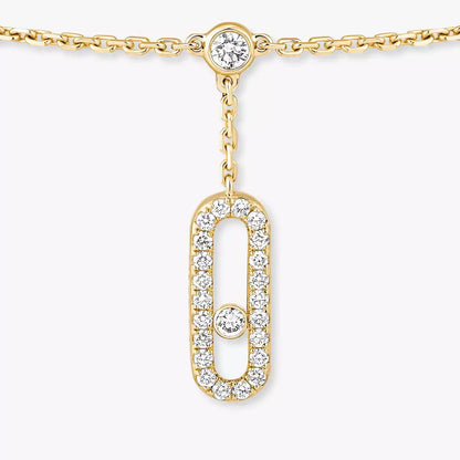 [Clover Jewelry] Move Uno pavé ankle bracelet