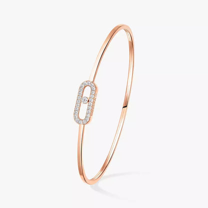 [Clover Jewelry]Move Uno pavé flex bangle medium