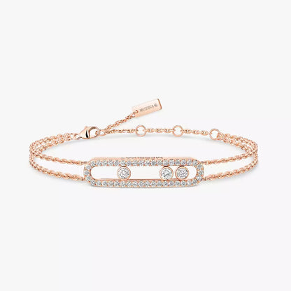 [Clover Jewelry] Move Classique pavé bracelet