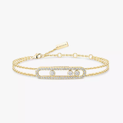 [Clover Jewelry] Move Classique pavé bracelet
