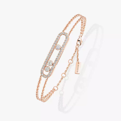 [Clover Jewelry] Move Classique pavé bracelet