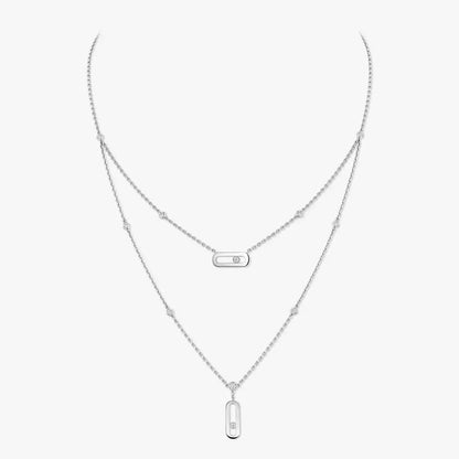 [Clover Jewelry] Move Uno Diamond Necklace