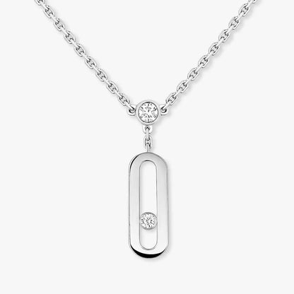 [Clover Jewelry] Move Uno Diamond Necklace