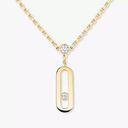 [Clover Jewelry] Move Uno Diamond Necklace