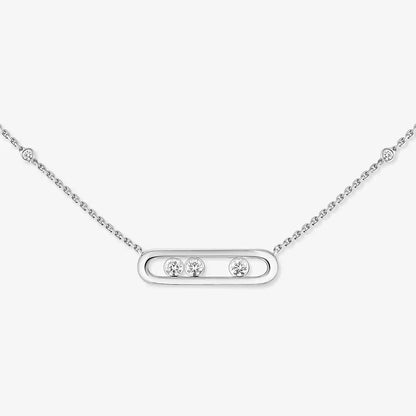 [Clover Jewelry] Baby Move Gold Diamond Necklace