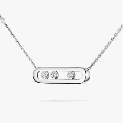 [Clover Jewelry] Baby Move Gold Diamond Necklace